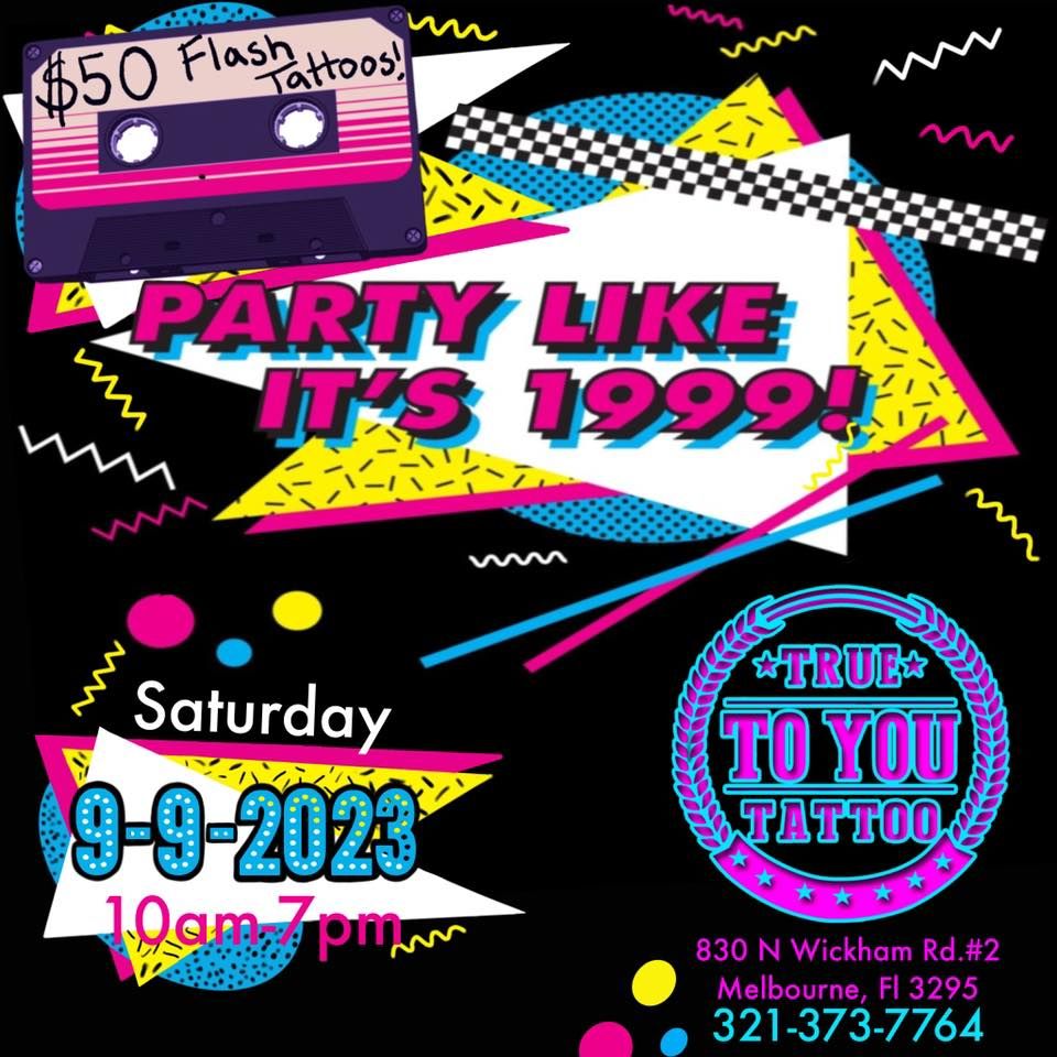 90's Flash Event, True To You Tattoo, Melbourne, September 9 2023